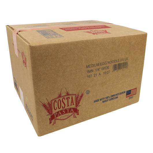 Costa Egg Noodle Medium 1/4 Inch Wide, 2 x 5 lb Case - DOT product image 8