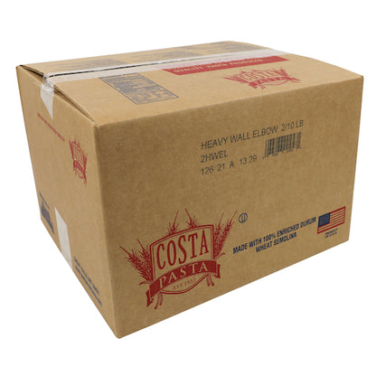 Costa Elbow Heavy Wall Pasta, 2 x 10 lb Case - DOT product image 8