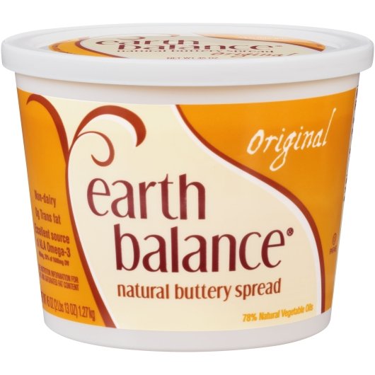 Earth Balance Original Buttery Spread, 6 x 45 oz Case - Cheese & Dairy