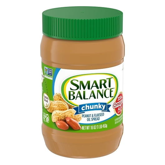 Smart Balance RICH ROAST CHUNKY PEANUT BUTTER, 12 x 16 oz Case - DOT product image 2