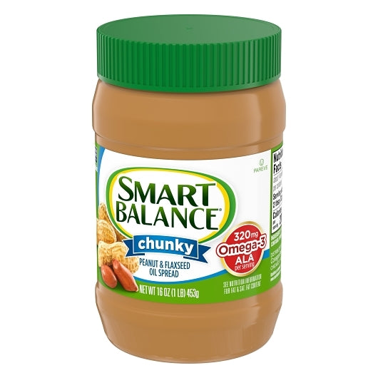 Smart Balance RICH ROAST CHUNKY PEANUT BUTTER, 12 x 16 oz Case - DOT product image 3