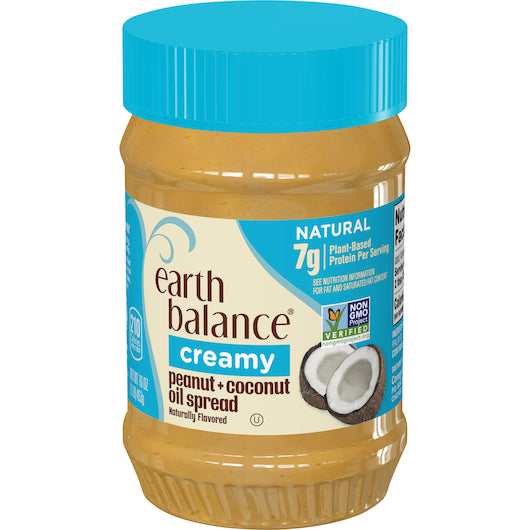 Earth Balance COCONUT & PEANUT SPREAD, 12 x 16 oz Case - DOT product image 2