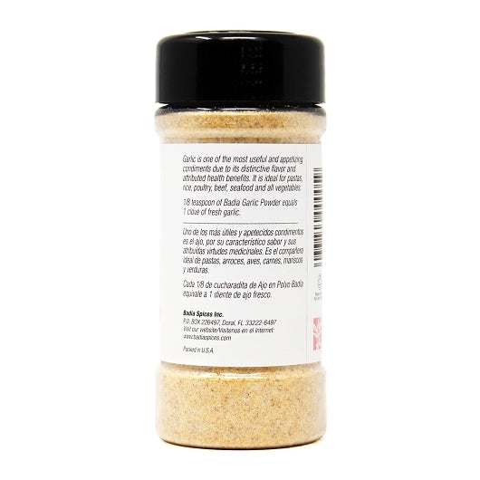 Badia Garlic Powder, 8 x 3 oz Case - Alternate product angle or state