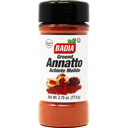 Badia Ground Annatto, 8 x 2.75 oz Case - Spices Seasonings