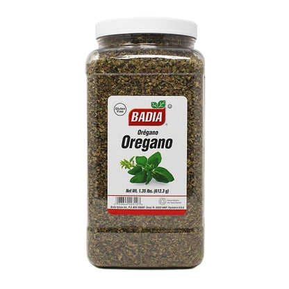 Badia Dried Oregano Leaves, 4 x 1.35 lb Case - Spices Seasonings