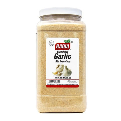 Badia Garlic Granulated, 4 x 5.5 lb Case - Spices Seasonings