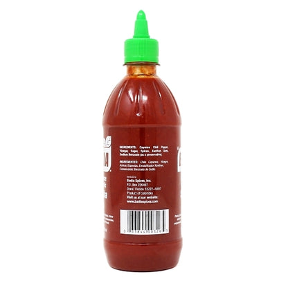 Badia Sriracha Hot Sauce Bottle, 6 x 17 fl oz Case - Alternate product angle or state