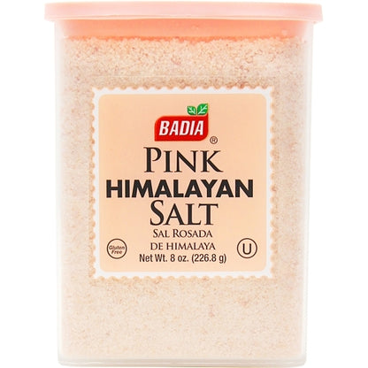 Badia Pink Himalayan Salt, 12 x 8 oz Case - Spices Seasonings
