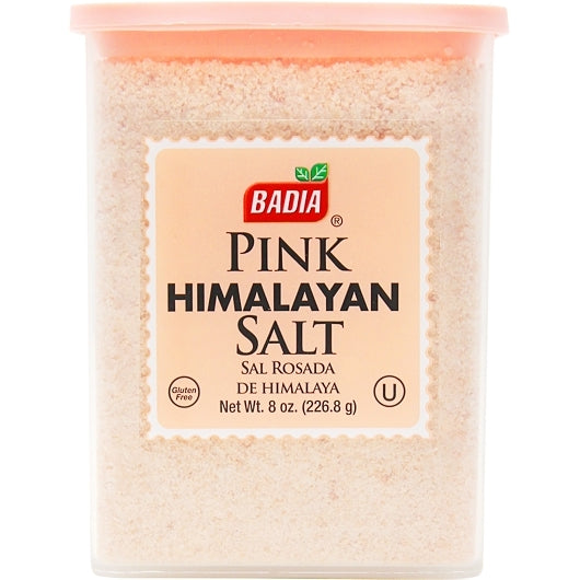 Badia Pink Himalayan Salt, 12 x 8 oz Case - Spices Seasonings