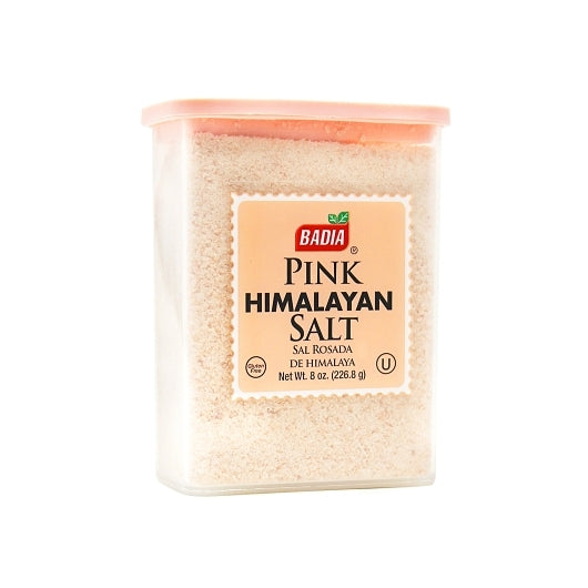 Badia Pink Himalayan Salt, 12 x 8 oz Case - Spices Seasonings