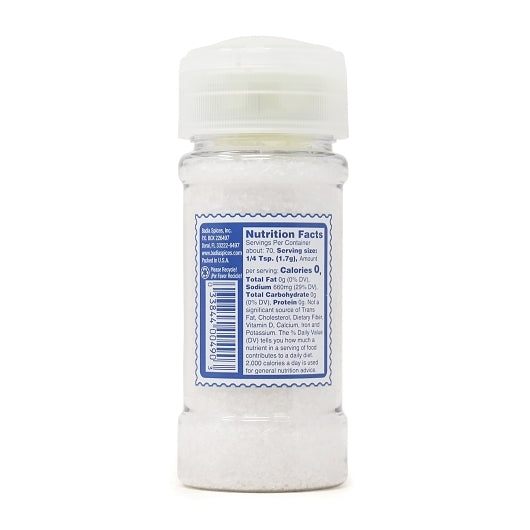 Badia Sea Salt Grinder, 8 x 4.25 oz Case - Spices Seasonings