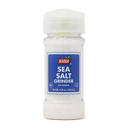 Badia Sea Salt Grinder, 8 x 4.25 oz Case - DOT product image 2