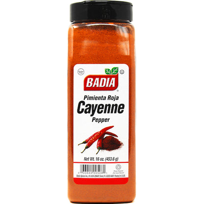 Badia Ground Cayenne Pepper, 6 x 16 oz Case - Spices Seasonings