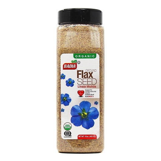 Badia ORGANIC FLAX SEED GROUND, 4 x 16 oz Case - DOT product image 3