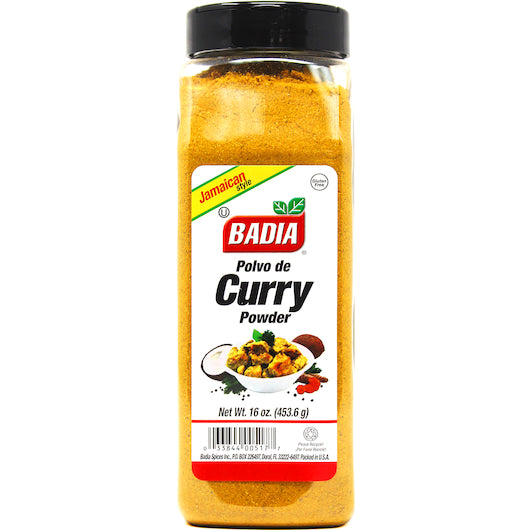 Badia Curry Powder, 6 x 16 oz Case - Spices Seasonings
