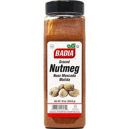 Badia Ground Nutmeg, 6 x 16 oz Case - Spices Seasonings