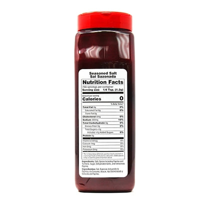 Badia Seasoned Salt, 6 x 2 lb Case - Alternate product angle or state