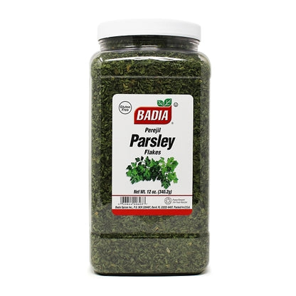 Badia Parsley Flakes, 4 x 12 oz Case - Spices Seasonings