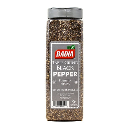 Badia Black Pepper Table Grind Rollermill, 6 x 16 oz Case - DOT product image 2