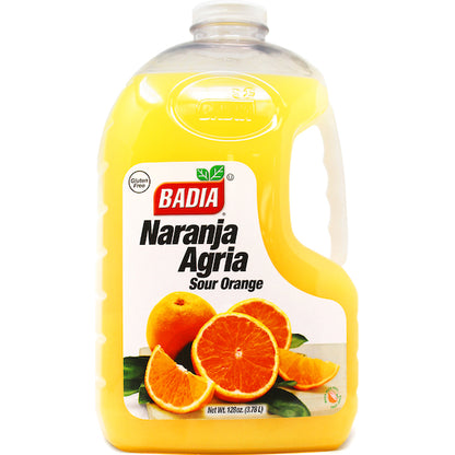 Badia Orange Bitter Naranja Agria, 4 x 128 oz Case - Spices Seasonings