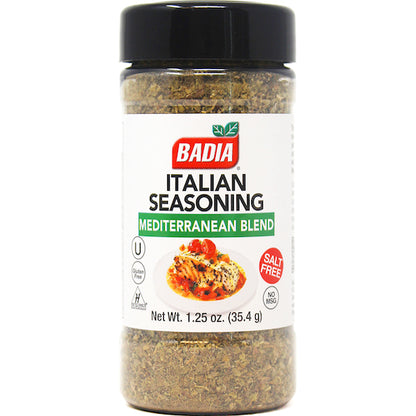 Badia Italian Seasoning, 6 x 1.25 oz Case - Spices Seasonings