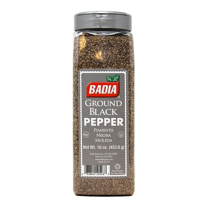 Badia Ground Black Pepper, 6 x 16 oz Case - DOT product image 2