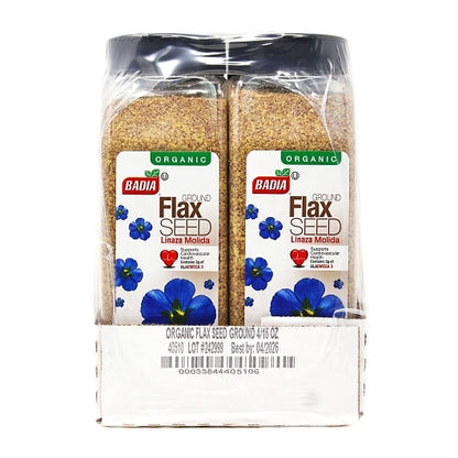 Badia ORGANIC FLAX SEED GROUND, 4 x 16 oz Case - DOT product image 7