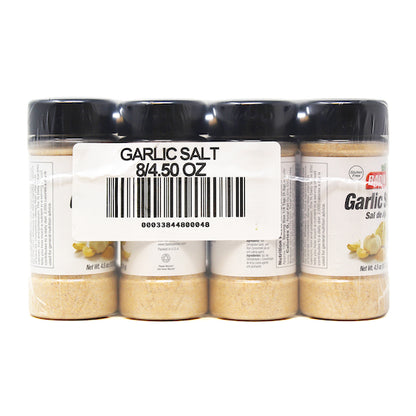 Badia Garlic Salt, 8 x 4.5 oz Case - Alternate product angle or state
