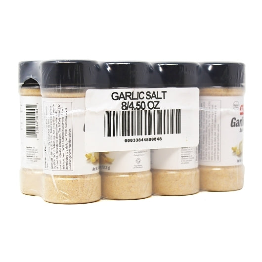 Badia Garlic Salt, 8 x 4.5 oz Case - Alternate product angle or state