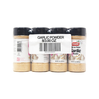 Badia Garlic Powder, 8 x 3 oz Case - Alternate product angle or state