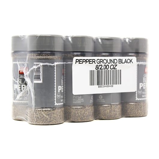 Badia Ground Black Pepper, 8 x 2 oz Case - Alternate product angle or state