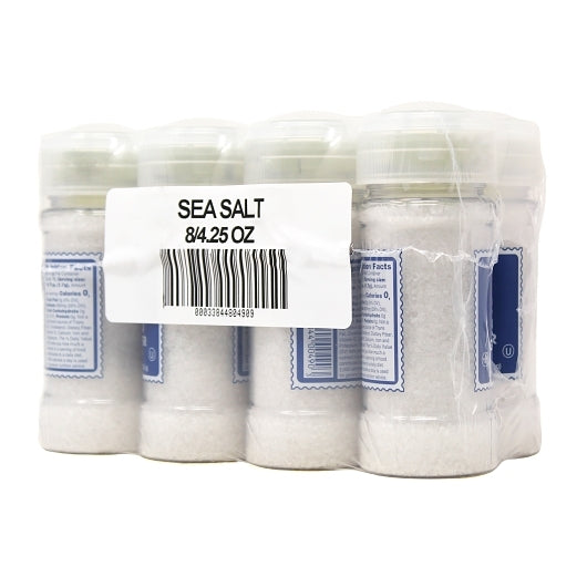 Badia Sea Salt Grinder, 8 x 4.25 oz Case - Alternate product angle or state