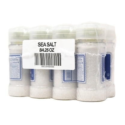 Badia Sea Salt Grinder, 8 x 4.25 oz Case - Alternate product angle or state