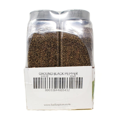 Badia Ground Black Pepper, 6 x 16 oz Case - Alternate product angle or state