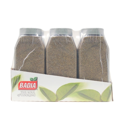 Badia Ground Black Pepper, 6 x 16 oz Case - Alternate product angle or state