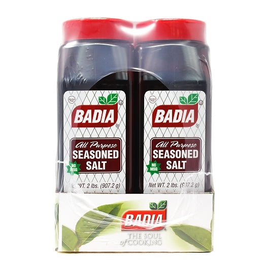 Badia Seasoned Salt, 6 x 2 lb Case - Alternate product angle or state