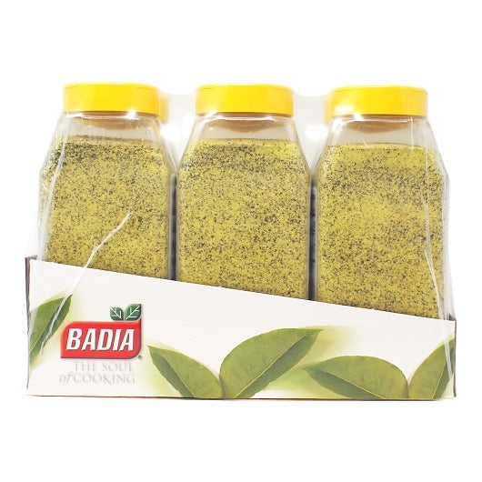 Badia Lemon Pepper, 6 x 1.5 lb Case - Alternate product angle or state