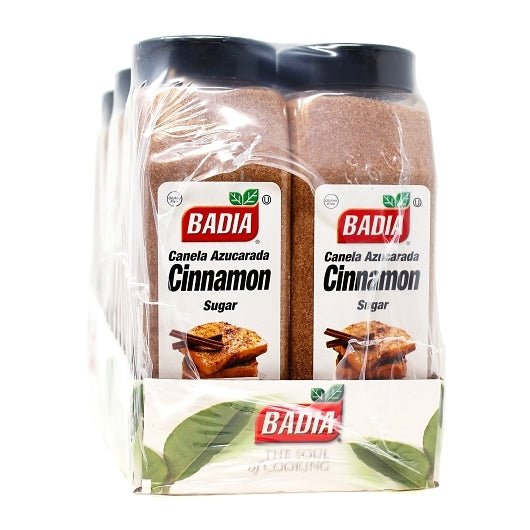 Badia Cinnamon Sugar, 6 x 29 oz Case - Alternate product angle or state