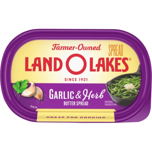 Land O Lakes Garlic & Herb Butter Spread, 12 x 6.5 oz Case - DOT product image 3
