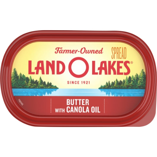 Land O Lakes Soft Spreadable Butter with Canola Oil, 12 x 8 oz Case - DOT product image 3
