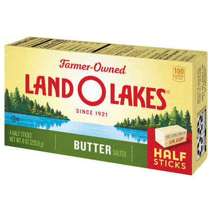 Land O Lakes Half Stick Salted Butter, 12 x 8 oz Case - DOT product image 5