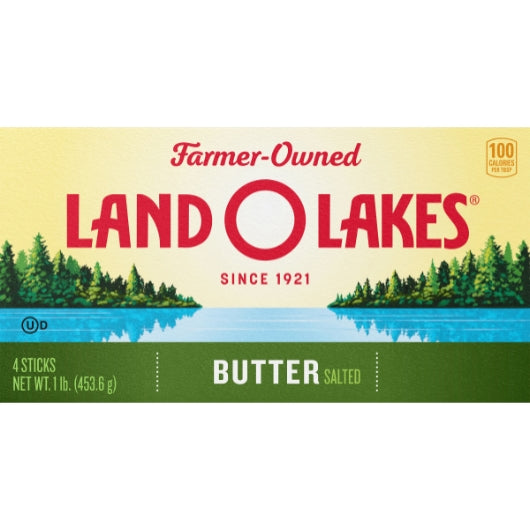 Land O Lakes Salted Butter Stick, 36 x 1 lb Case - DOT product image 4