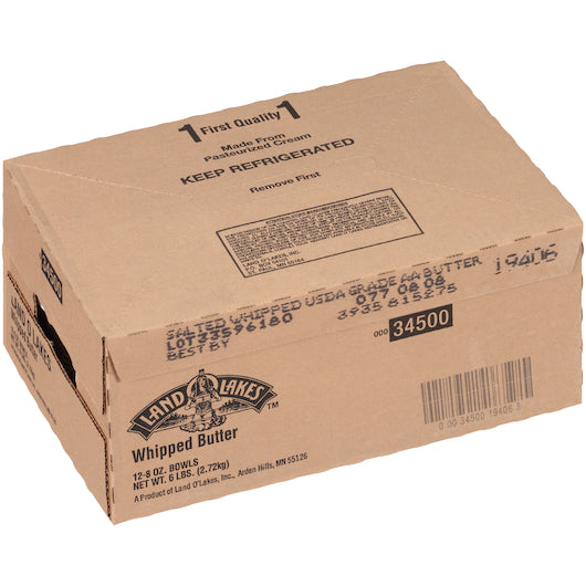 Land O Lakes Salted Whipped Butter, 12 x 8 oz Case - DOT product image 7