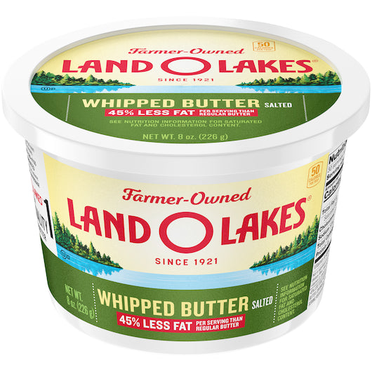 Land O Lakes Salted Whipped Butter, 12 x 8 oz Case - DOT product image 8