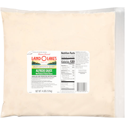 Sauce Alfredo Sauce Pouch, 6 x 64 oz Case - Condiments & Sauces