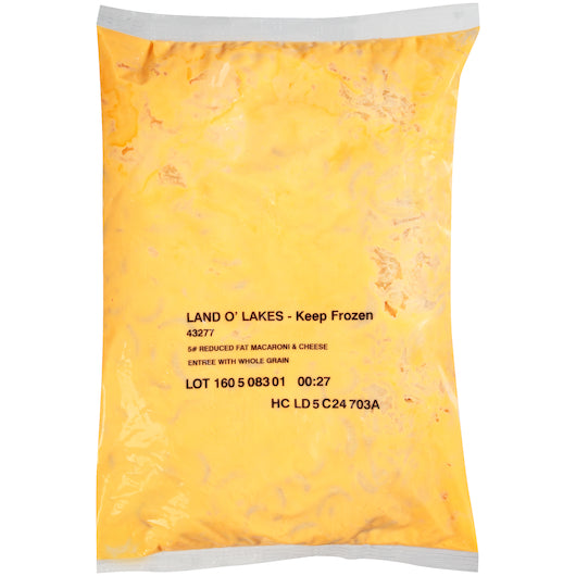 Land O Lakes 50% Reduced Fat Whole Grain Prepared Macaroni And Cheese, 6 x 5 lb Case - Prepared Foods