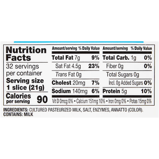 Land O Lakes Interleaf Readipac Yellow Sliced Mild Cheddar Cheese, 8 x 1.5 lb Case - DOT product image 6