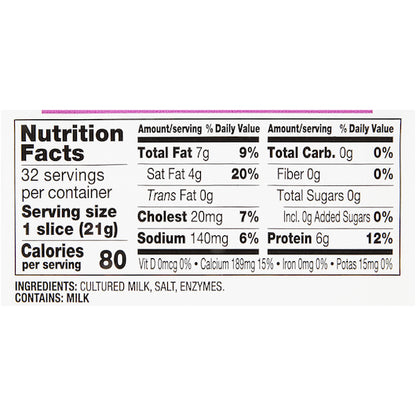 Land O Lakes Readi-Pac Swiss Cheese, 8 x 1.5 lb Case - DOT product image 3