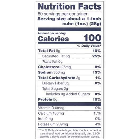 Land O Lakes Processed Yellow Loaf American Deli Cheese, 6 x 5 lb Case - DOT product image 7