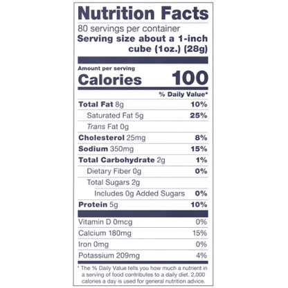 Land O Lakes Processed Yellow Loaf American Deli Cheese, 6 x 5 lb Case - DOT product image 7